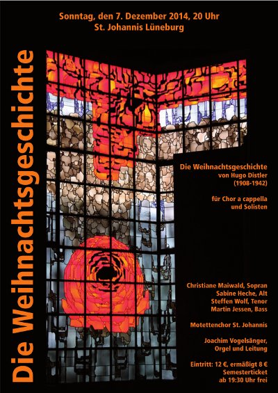 Historisches Konzertplakat der Kantorei
