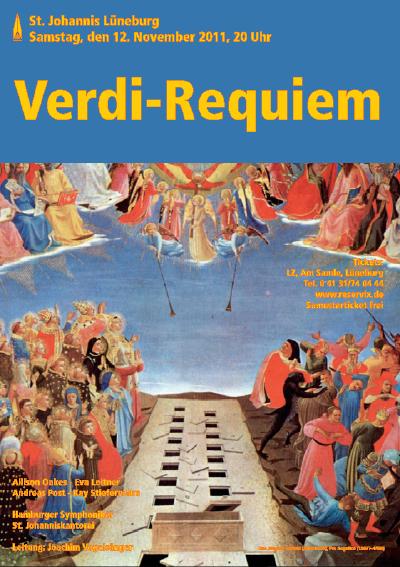 Historisches Konzertplakat der Kantorei