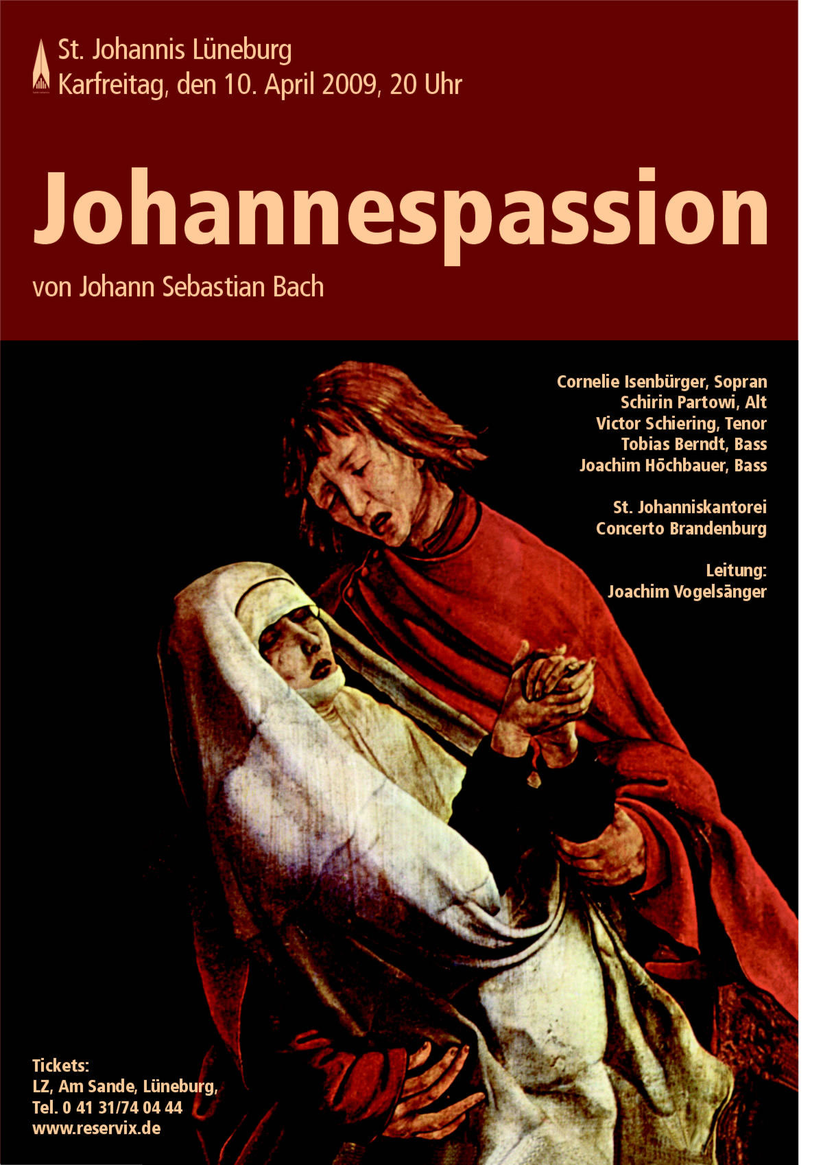 Historisches Konzertplakat der Kantorei