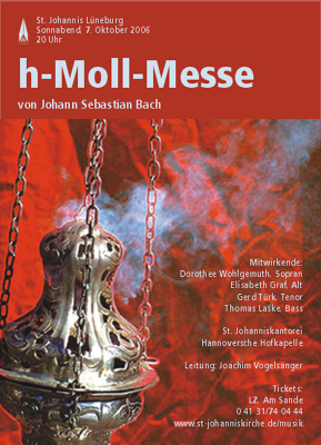 Historisches Konzertplakat der Kantorei