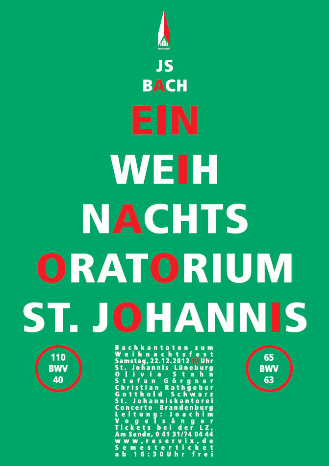 Historisches Konzertplakat der Kantorei