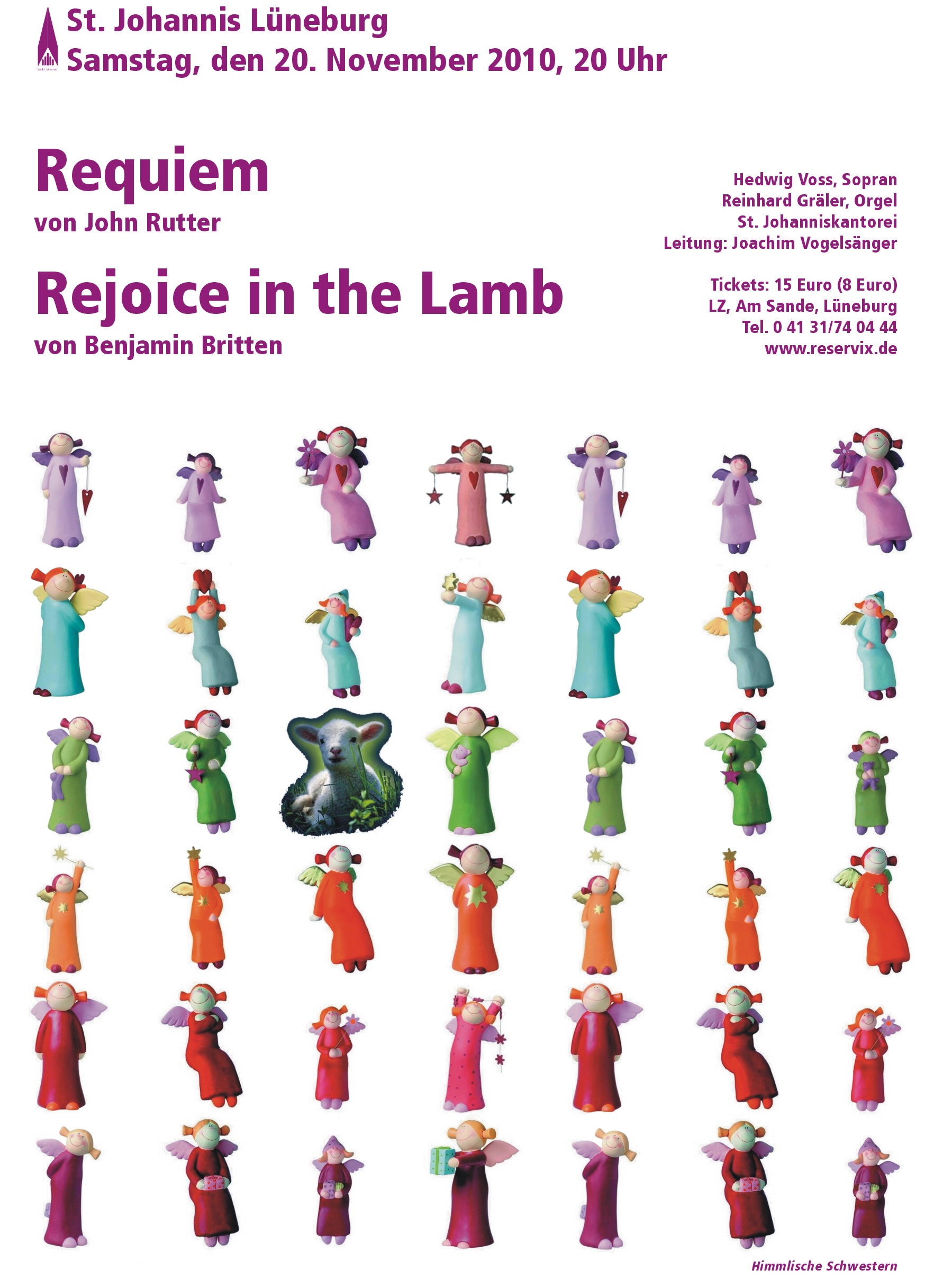 Historisches Konzertplakat der Kantorei