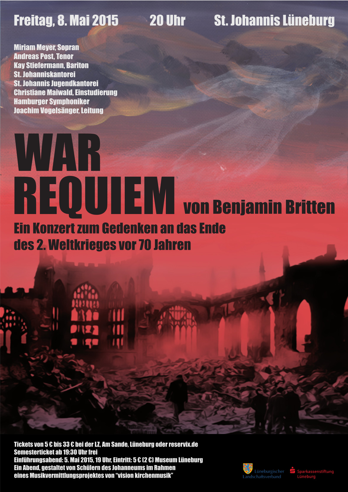 Historisches Konzertplakat der Kantorei