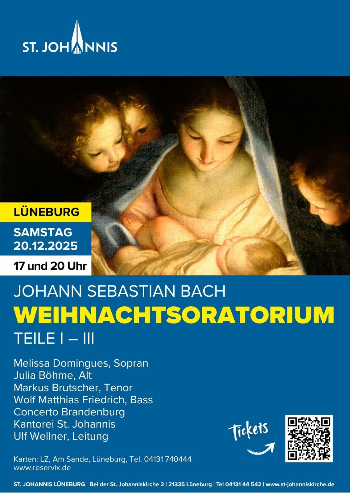 Historisches Konzertplakat der Kantorei