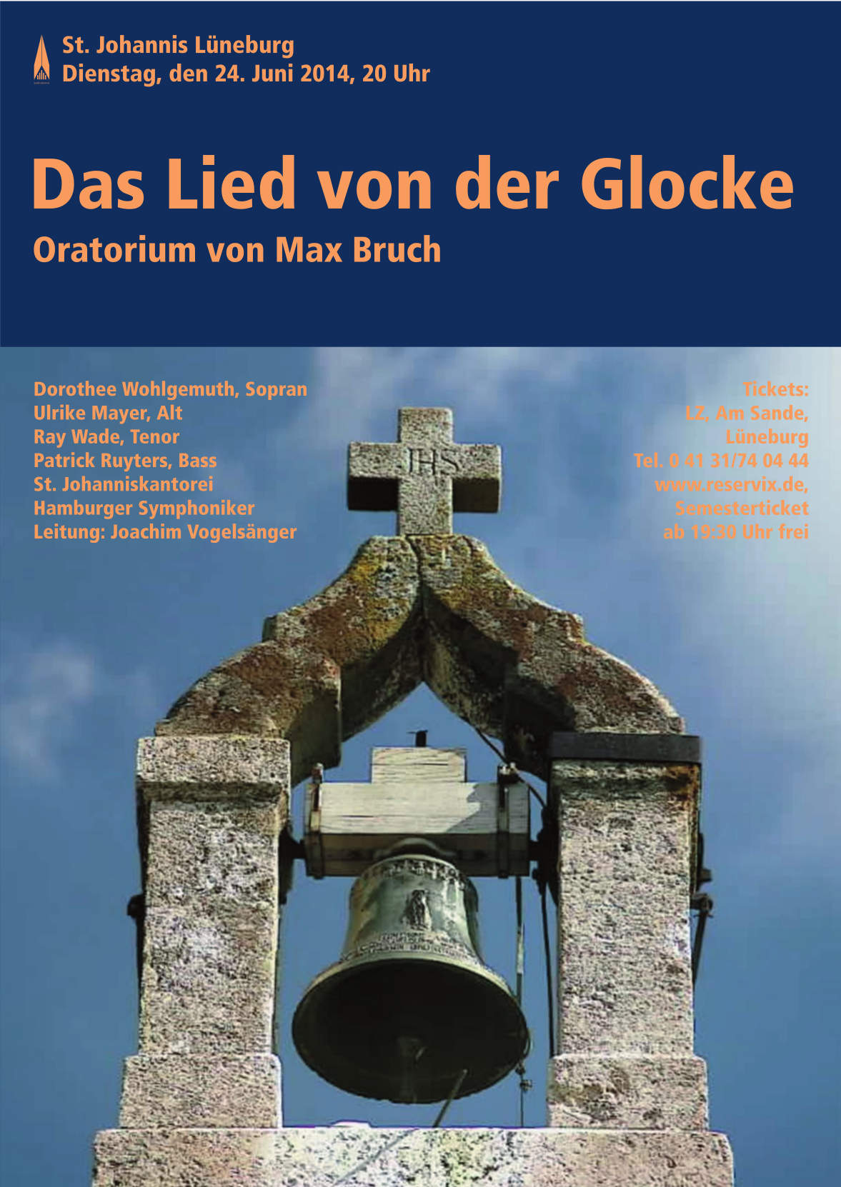 Historisches Konzertplakat der Kantorei