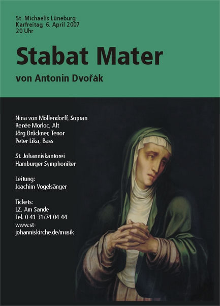 Historisches Konzertplakat der Kantorei