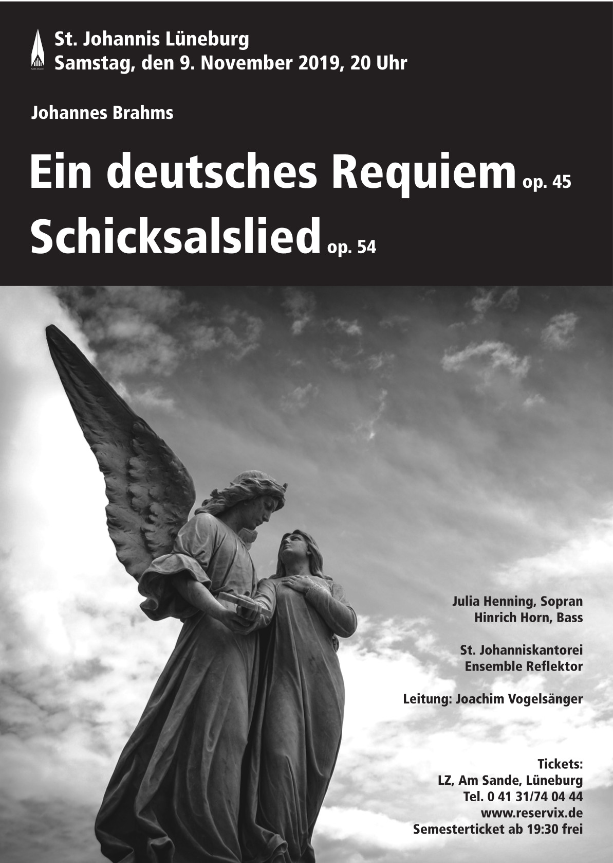 Historisches Konzertplakat der Kantorei