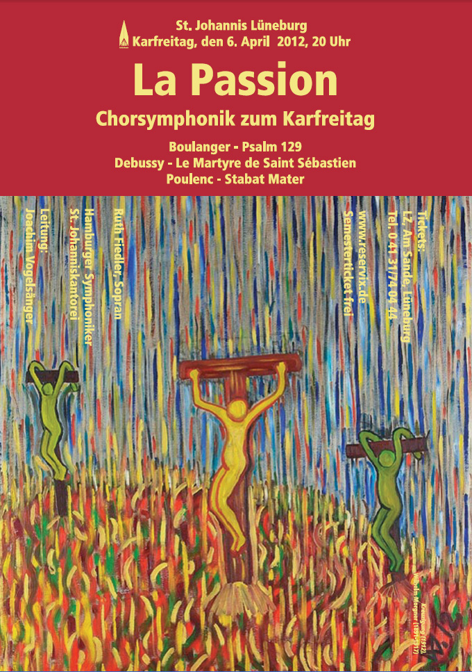 Historisches Konzertplakat der Kantorei