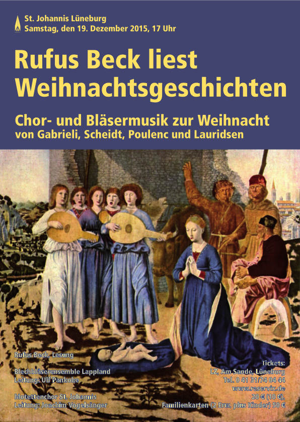 Historisches Konzertplakat der Kantorei